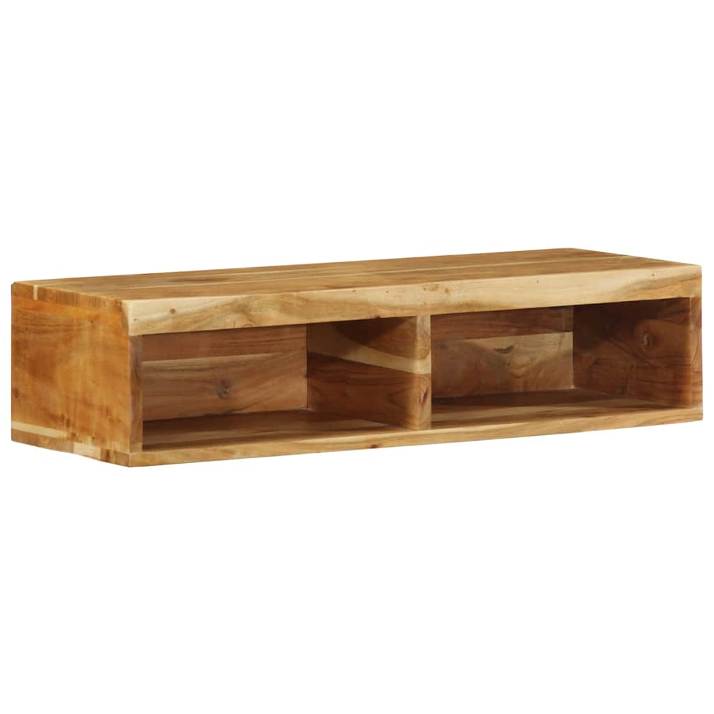 Tv-meubel wandmontage 80x30x19 cm massief acaciahout - AllerleiShop