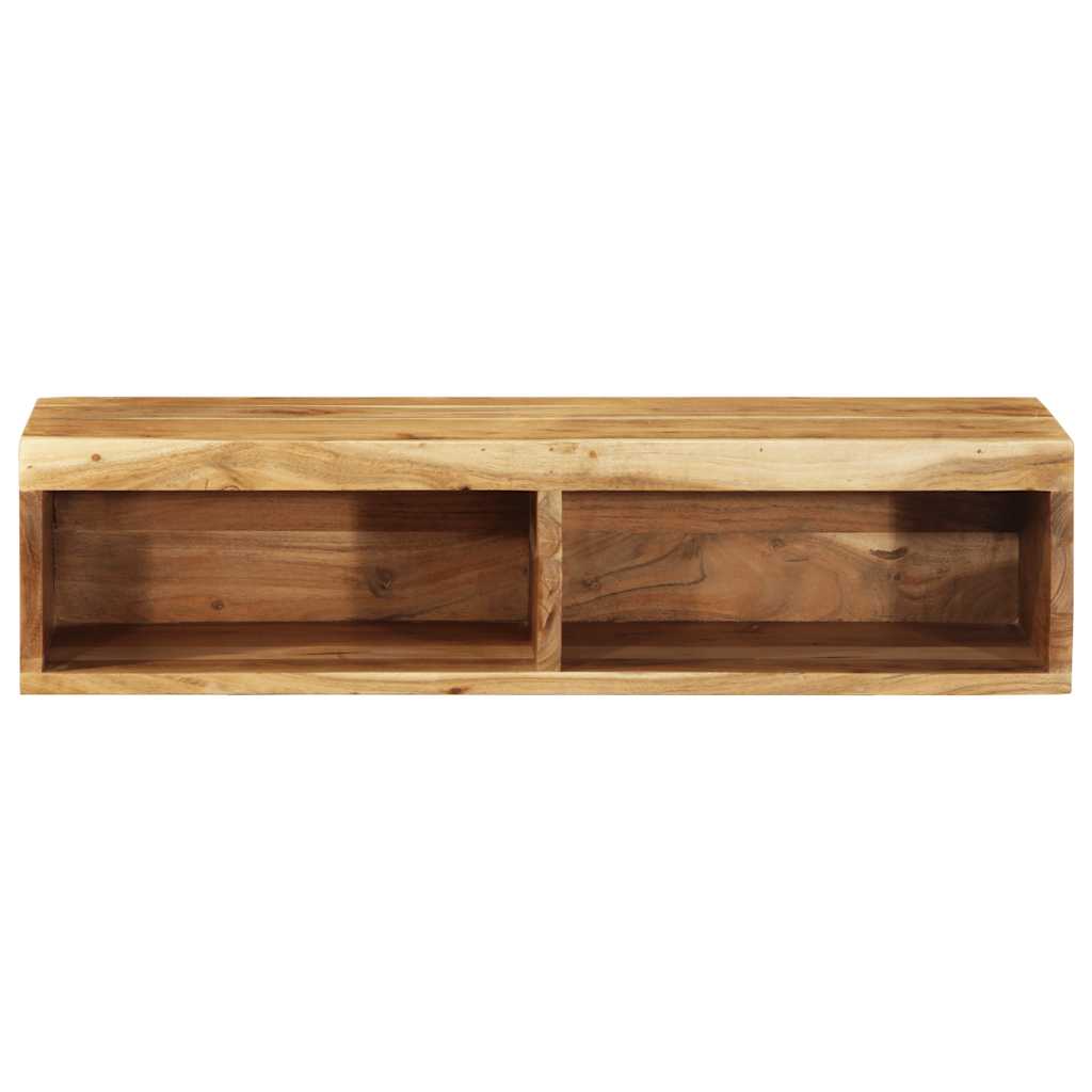 Tv-meubel wandmontage 80x30x19 cm massief acaciahout - AllerleiShop