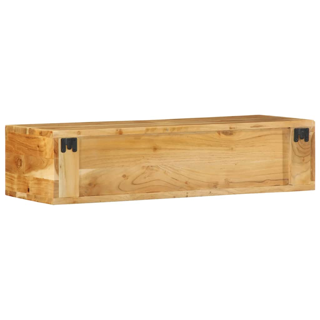 Tv-meubel wandmontage 80x30x19 cm massief acaciahout - AllerleiShop