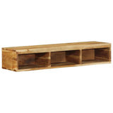 Tv-meubel wandmontage 100x30x19 cm massief acaciahout - AllerleiShop