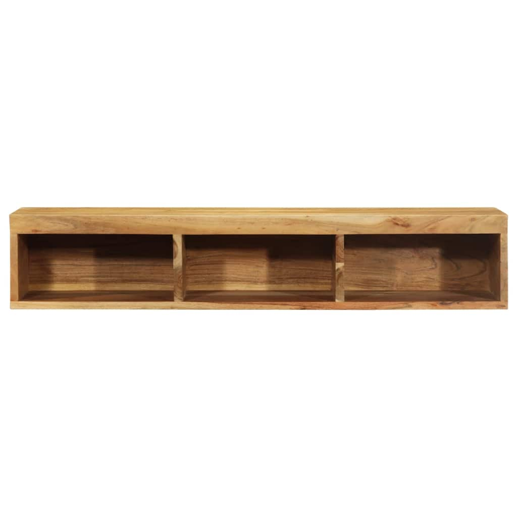 Tv-meubel wandmontage 100x30x19 cm massief acaciahout - AllerleiShop