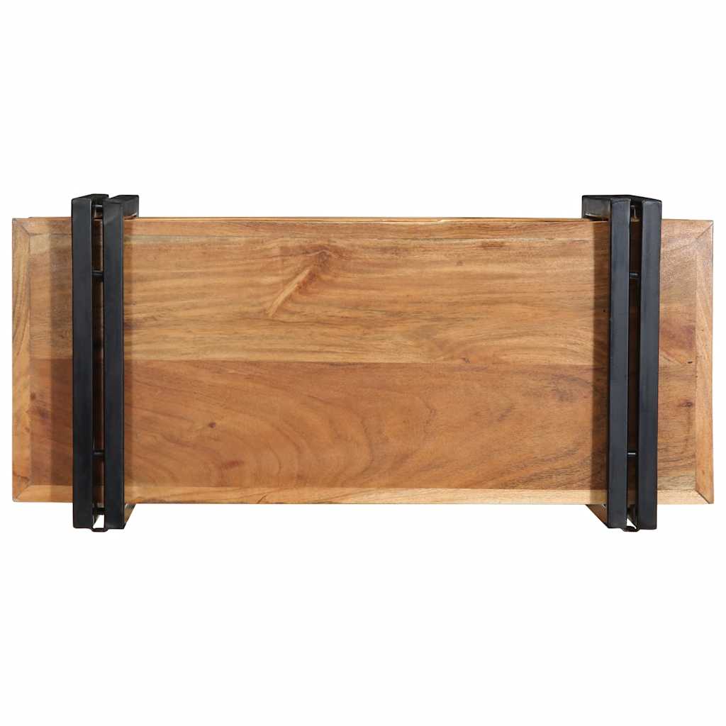 Wandschap 70x33x35 cm massief acaciahout