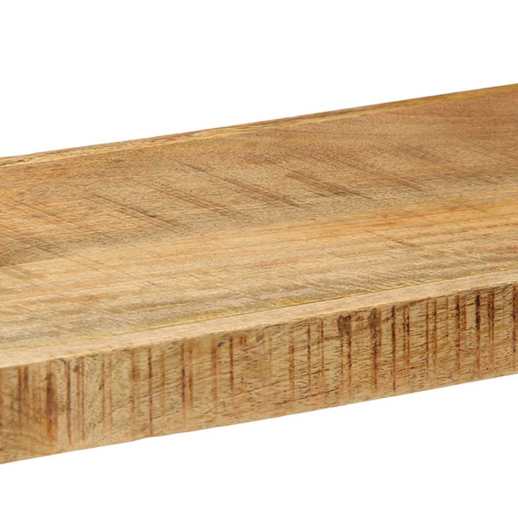 Wandschap 110x33x45 cm massief ruw mangohout