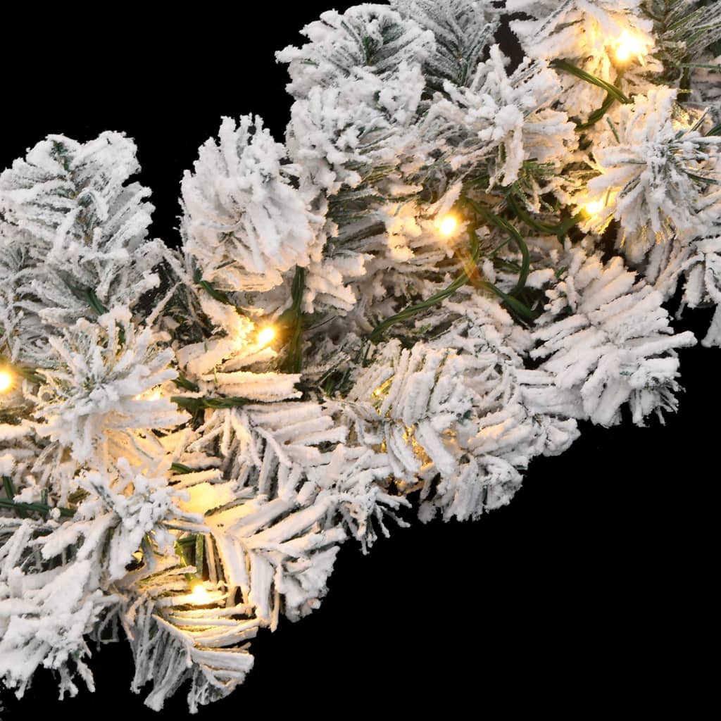 Kerstslinger met LED-verlichting 5 m PVC groen - AllerleiShop