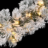 Kerstslinger met LED-verlichting 5 m PVC groen - AllerleiShop