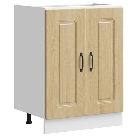 Spoelbakonderkast Kalmar 60x46x81,5cm bewerkt hout sonoma eiken - AllerleiShop