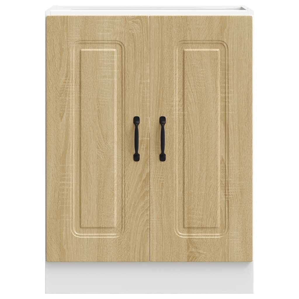 Spoelbakonderkast Kalmar 60x46x81,5cm bewerkt hout sonoma eiken - AllerleiShop