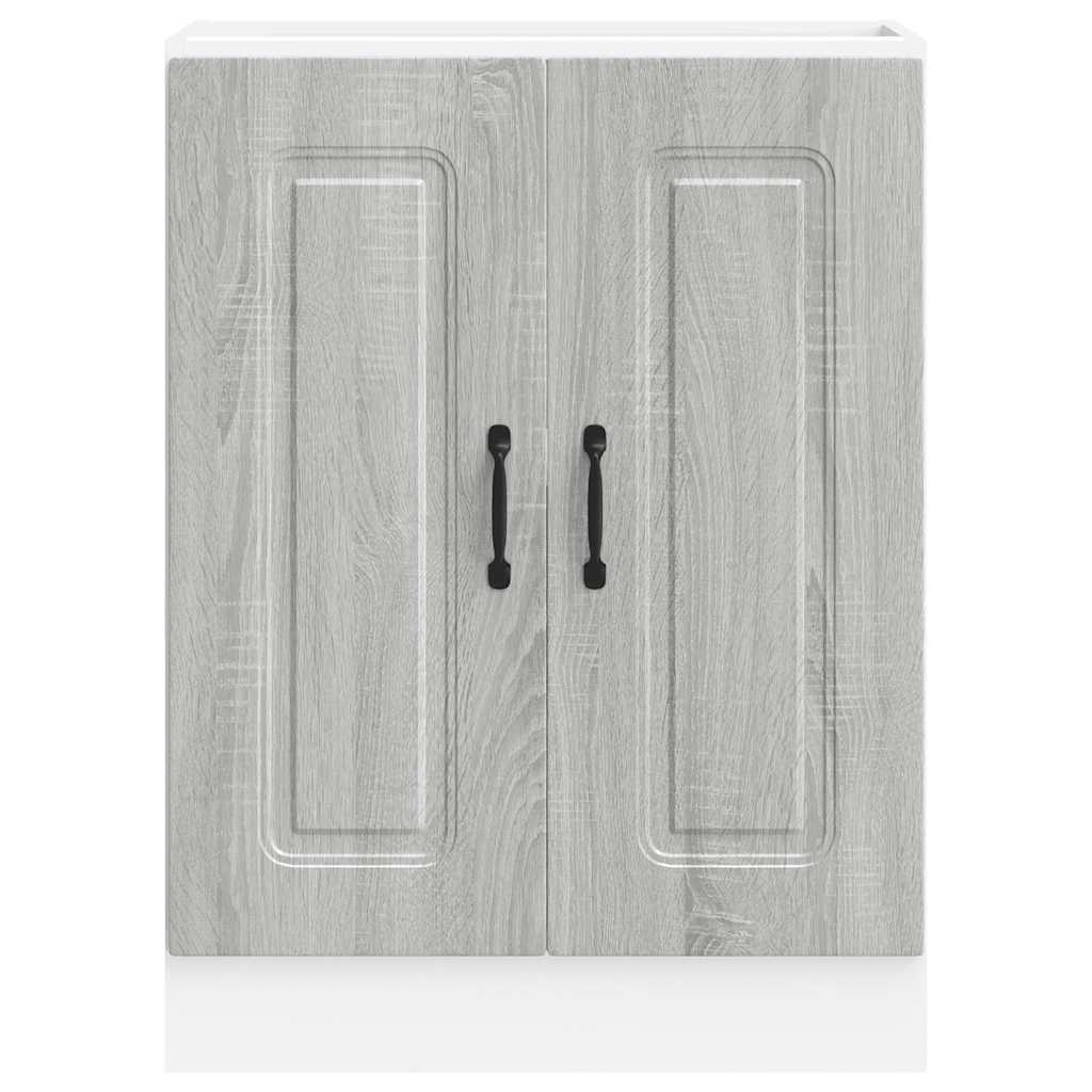 Spoelbakonderkast Kalmar 60x46x81,5cm bewerkt hout grijs sonoma - AllerleiShop