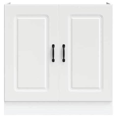 Spoelbakonderkast Kalmar 80x46x81,5 cm bewerkt hout wit - AllerleiShop