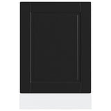 Vaatwaspaneel Porto 45x1,5x67 cm bewerkt hout zwart - AllerleiShop