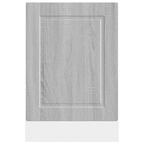 Vaatwaspaneel Porto 45x1,5x67cm bewerkt hout grijs sonoma eiken - AllerleiShop