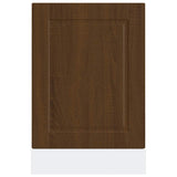 Vaatwaspaneel Porto 45x1,5x67 cm bewerkt hout bruin eikenkleur - AllerleiShop