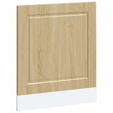 Vaatwaspaneel Porto 60x1,5x67 cm bewerkt hout sonoma eikenkleur - AllerleiShop