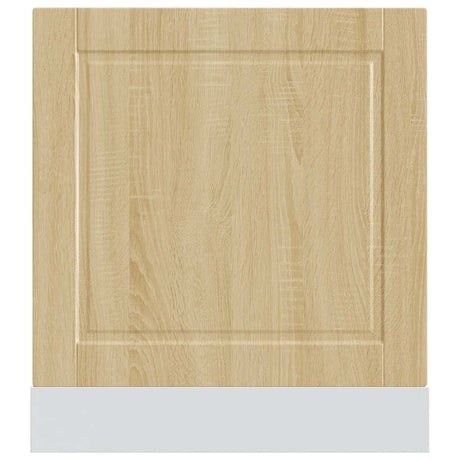 Vaatwaspaneel Porto 60x1,5x67 cm bewerkt hout sonoma eikenkleur - AllerleiShop