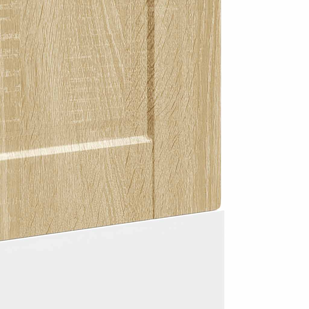 Vaatwaspaneel Porto 60x1,5x67 cm bewerkt hout sonoma eikenkleur - AllerleiShop