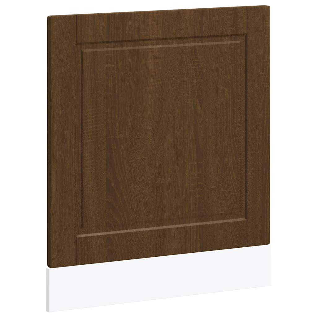 Vaatwaspaneel Porto 60x1,5x67 cm bewerkt hout bruin eikenkleur - AllerleiShop