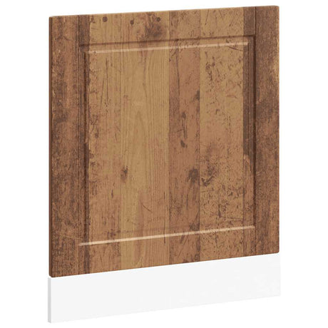 Vaatwaspaneel Porto 60x1,5x67 cm bewerkt hout oud houtkleurig - AllerleiShop