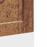 Vaatwaspaneel Porto 60x1,5x67 cm bewerkt hout oud houtkleurig - AllerleiShop