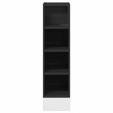 Onderkast 20x44,5x81,5 cm bewerkt hout zwart - AllerleiShop