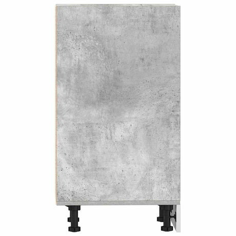 Onderkast 20x44,5x81,5 cm bewerkt hout betongrijs - AllerleiShop