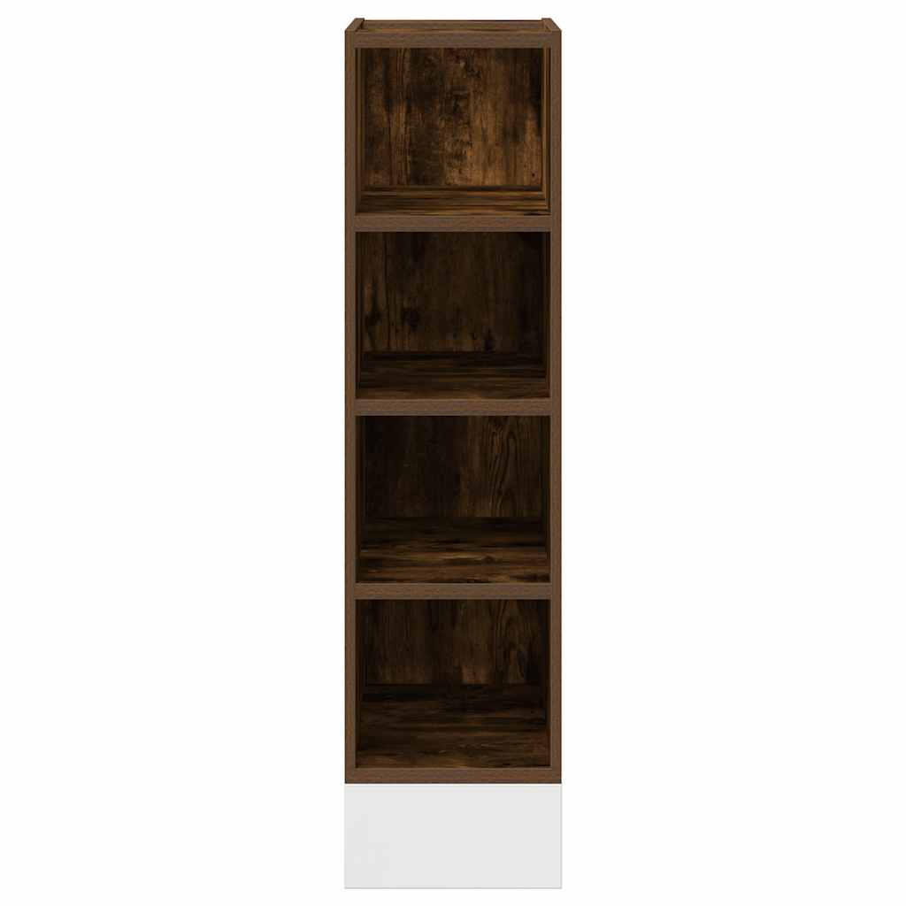 Onderkast 20x44,5x81,5 cm bewerkt hout gerookt eikenkleurig - AllerleiShop