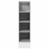 Onderkast 20x44,5x81,5 cm bewerkt hout grijs sonoma eikenkleur - AllerleiShop