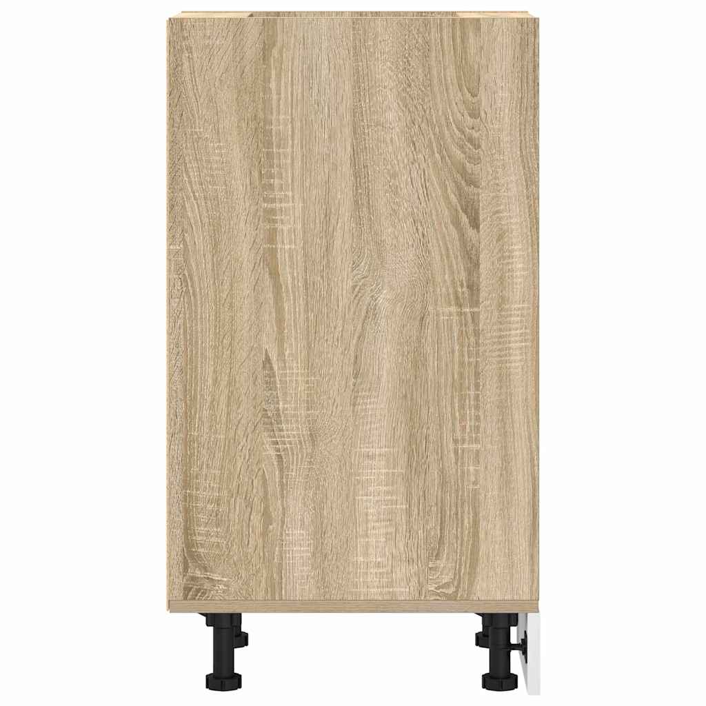 Onderkast 30x44,5x81,5 cm bewerkt hout sonoma eikenkleurig - AllerleiShop