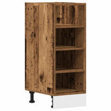 Onderkast 30x44,5x81,5 cm bewerkt hout oud houtkleurig - AllerleiShop