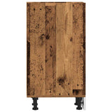 Onderkast 30x44,5x81,5 cm bewerkt hout oud houtkleurig - AllerleiShop