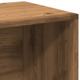 LP Opbergbox 69,5x34x36 cm bewerkt hout artisanaal eikenkleurig - AllerleiShop