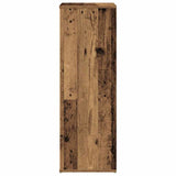 Schoenenrek 54x34x100,5 cm bewerkt hout oud houtkleurig - AllerleiShop