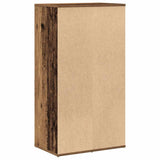 Schoenenrek 54x34x100,5 cm bewerkt hout oud houtkleurig - AllerleiShop