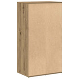 Schoenenrek 54x34x100,5 cm bewerkt hout artisanaal eikenkleur - AllerleiShop