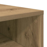 Schoenenrek 54x34x100,5 cm bewerkt hout artisanaal eikenkleur - AllerleiShop