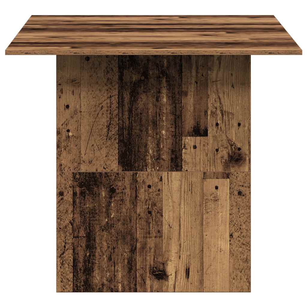 Eettafel 180x90x76 cm bewerkt hout oud houtkleurig - AllerleiShop