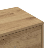 Dressoir met 6 lades 50x34x96 cm bewerkt hout artisanaal eiken - AllerleiShop