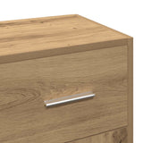 Dressoir 91x28x75 cm bewerkt hout artisanaal eikenkleur - AllerleiShop