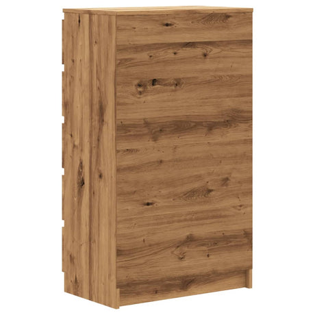 Ladekast 60x36x103 cm bewerkt hout artisanaal eikenkleur - AllerleiShop