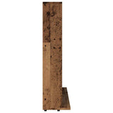 Cd-kast 100x23x89,5 cm bewerkt hout oud houtkleurig - AllerleiShop