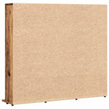 Cd-kast 100x23x89,5 cm bewerkt hout oud houtkleurig - AllerleiShop