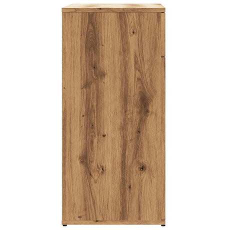 Dressoir 80x36x75 cm bewerkt hout artisanaal eikenkleur - AllerleiShop