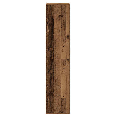 Schoenenkast 80x39x178 cm bewerkt hout oud houtkleurig - AllerleiShop