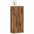 Schoenenkast 80x39x178 cm bewerkt hout oud houtkleurig - AllerleiShop