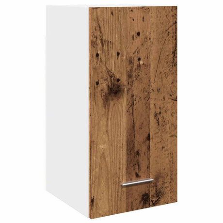 Hangkast 30x31x60 cm bewerkt hout oud houtkleurig - AllerleiShop