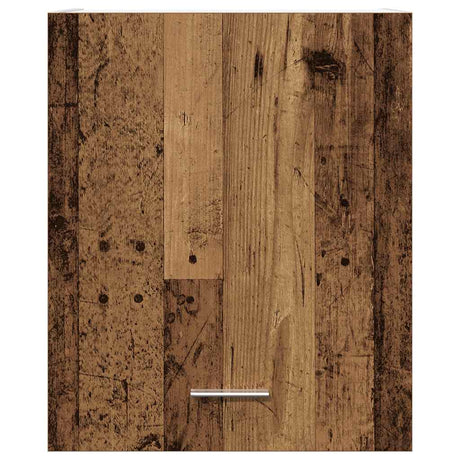 Hangkasten 2 st 50x31x60 cm bewerkt hout oud houtkleurig - AllerleiShop