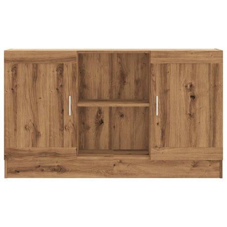 Dressoir 120x30,5x70 cm bewerkt hout artisanaal eikenkleurig - AllerleiShop