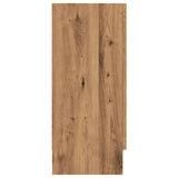 Dressoir 120x30,5x70 cm bewerkt hout artisanaal eikenkleurig - AllerleiShop