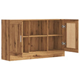 Dressoir 120x30,5x70 cm bewerkt hout artisanaal eikenkleurig - AllerleiShop