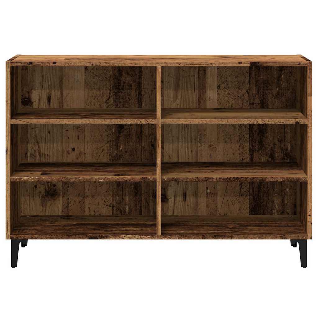 Dressoir 103,5x35x70 cm bewerkt hout oud houtkleurig - AllerleiShop