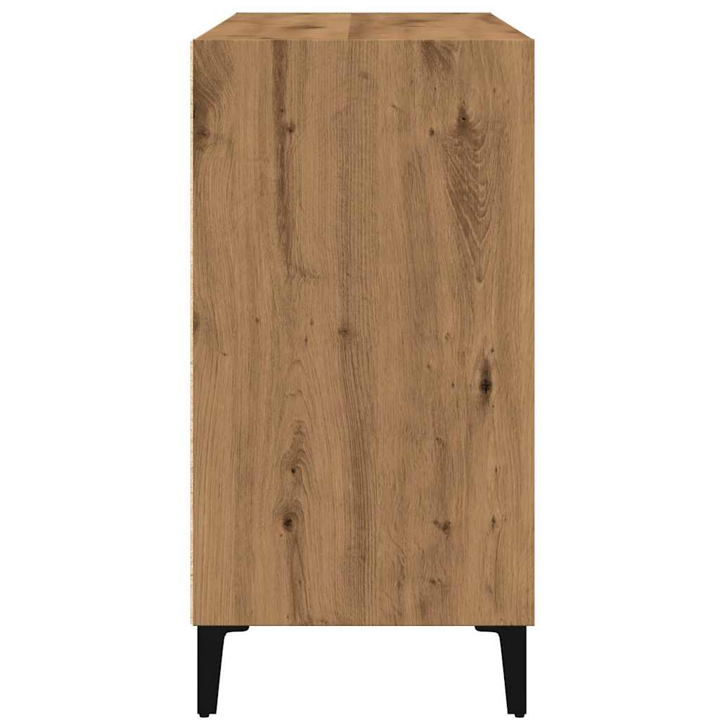 Dressoir 103,5x35x70 cm bewerkt hout artisanaal eikenkleurig - AllerleiShop